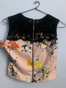 Baby Pink Floral Printed Top