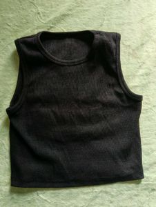 Black Sleeveless Top