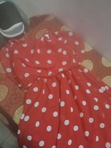 "Cherry Pop Polka Dress"