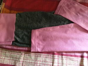 Pink &amp; Grey Active Leggings