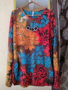 A-line Multicolored Top