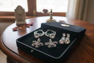 3 Sparkling Statement Earrings