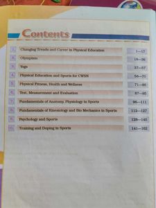 Physical Education - Class XI