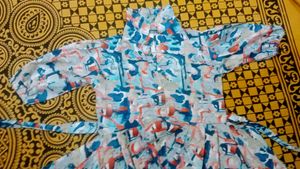 Abstract Print Dress for 10 year old girls