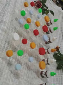 💅 Set-30 Craft Paint Bottles &amp; Caps