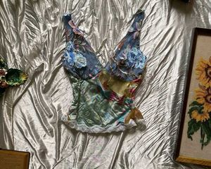Floral Patchwork Top