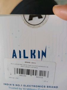 AILKIN Micro USB Cable - Brand New