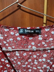 Red Wrap Up Crop Top