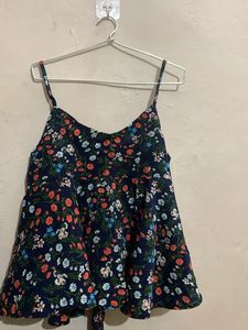 Cute Little Strappy Peplum Top