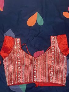 Party wear Red Sequins Blouse