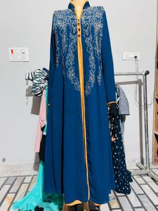 Beautiful Blue Embroidered Kurta