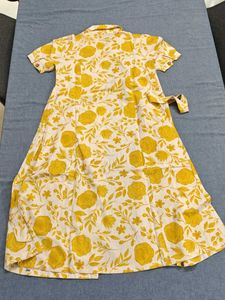 Beigh yellow Vintage Style Dress