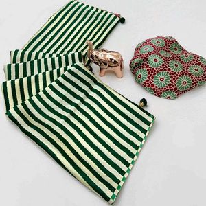 Elegant Striped Saree