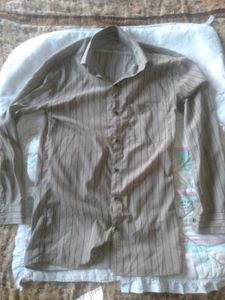 Striped Button-Down Shirt