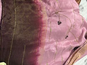Lavender Saree