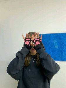 Crochet Paw 🐾 Gloves
