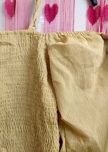 Golden Yellow Off Shoulder Top💛