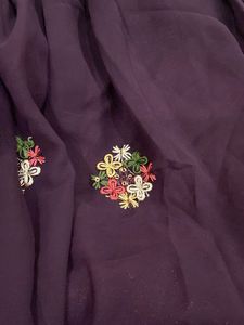 Purple Embroidered Salwar Kameez Suit