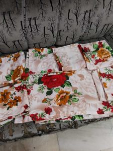 Full Set Bedsheet, Cushion Cover, Masand Cover