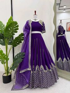 🆕️🆕️Lehenga Choli With Fourside Lace Dupatta
