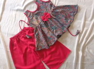 baby frock plazo