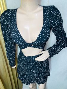 Black &amp; White Mini Dress