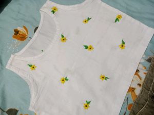 Floral Tank &amp; Distressed Shorts Set