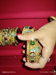 ✅ Bridal Bangals Hardly Used Due To Size Isue