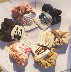 Korean Hair Scrunchies Free With Same Colour Clips
