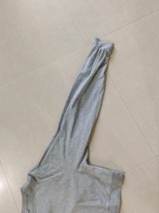 Gray Long Sleeve Top