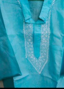 Traditional Bangali Kurta Chikenkari