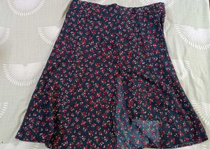 Floral Print Skirt