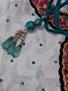 libas Ethnic White Kurta with embroidery