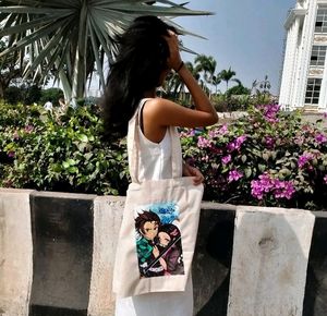 Demon Slayer Canvas Tote Bag