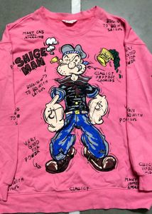 Pink Popeye Sweatshirt