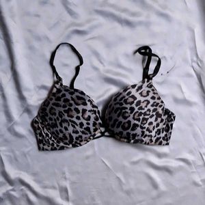 Premium Leopard Print Bra - Size34B