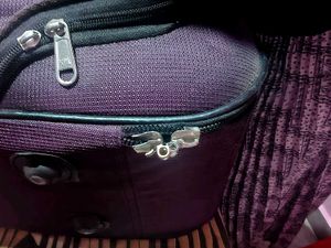 Purple Travel Suitcase