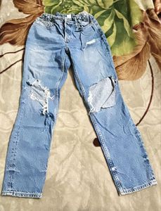 Ripped Denim Jeans