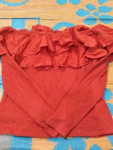 Stunning Red Colour Top ❤️