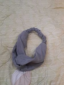 Gray Twisted Headband