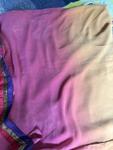Ombre Floral Saree