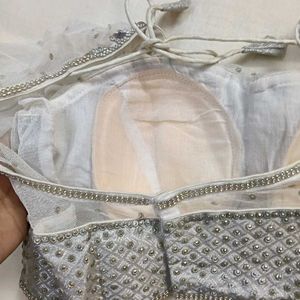 🤍 Silver Passed Blouse🤍