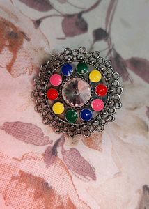Oxide Jadau Ring 💍