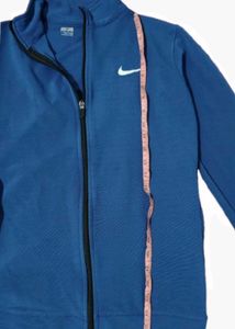Nike Blue Full Zip Turtle Jacket