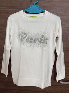 Paris Rhinestone Sweater
