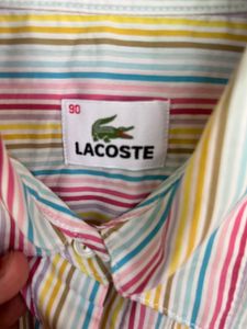 Lacoste Stripe Button Down Shirt