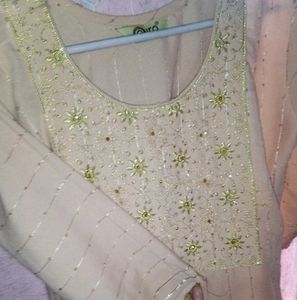 EMBROIDERY SEQUINS KURTI