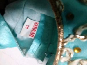 Cute Aqua Flower Girl Dress