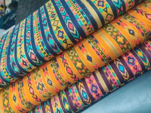 Havy Rayon Fabric With Diamonds
