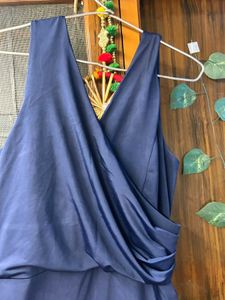 Elegant Navy Maxi Dress